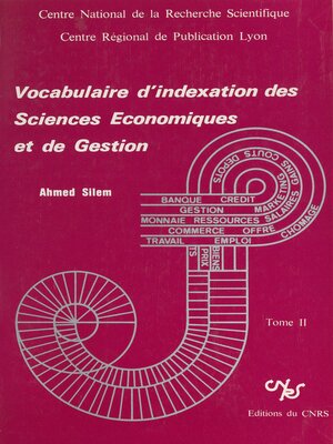 cover image of Vocabulaire d'indexation des sciences économiques et de gestion (2)